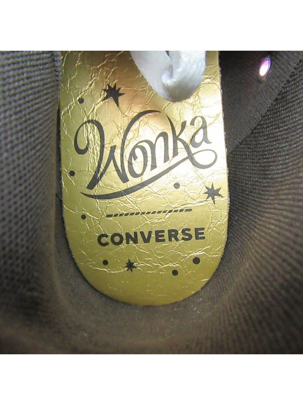 Converse x Wonka CTAS HI Women's Size 8 Pixel Purple White Sneakers NEW - Picture 10 of 14